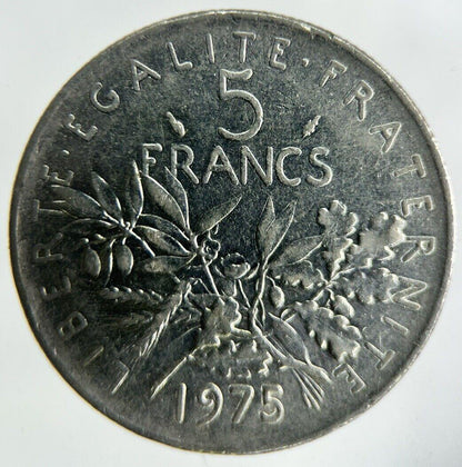 1975 France 5 Francs Coin | Fine Collectable Grade