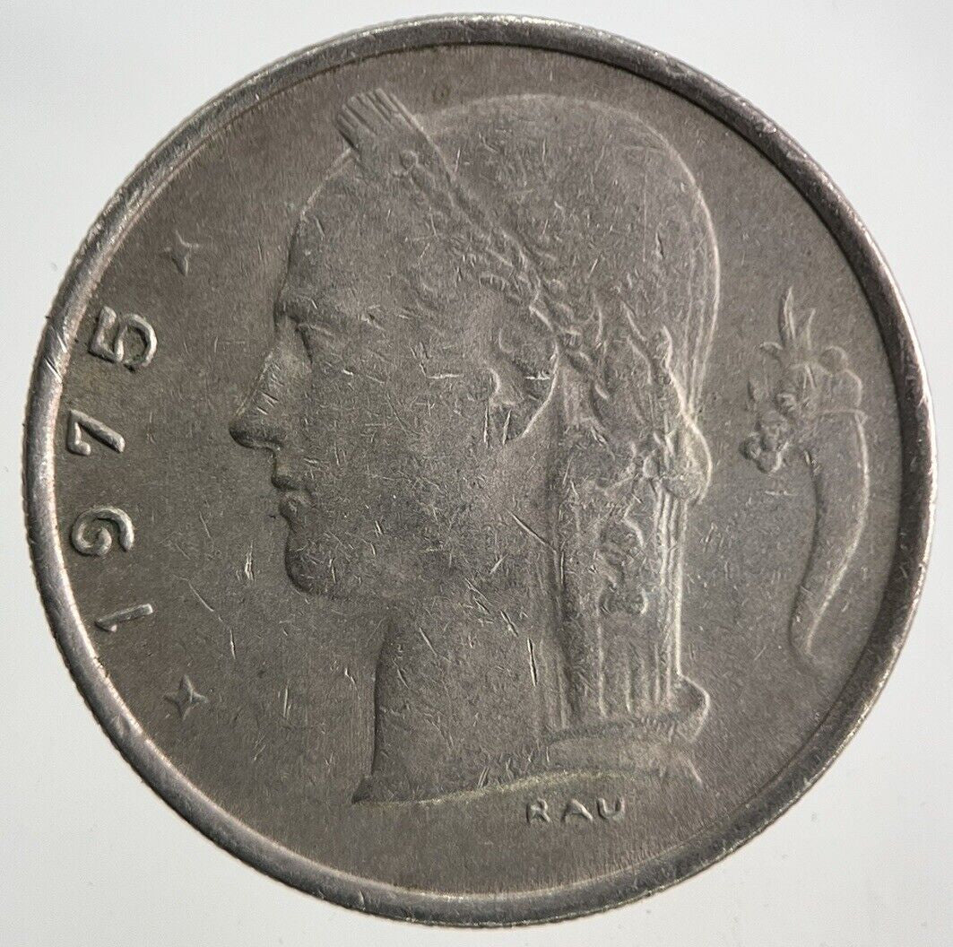 1975 Belgium 1 Franc Coin | Fine Collectable Grade