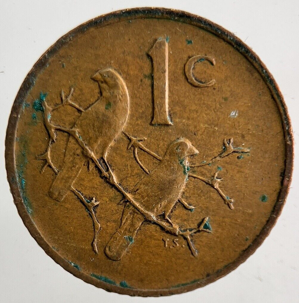 1974 South Africa 1 Cent Coin | Fine Collectable Grade