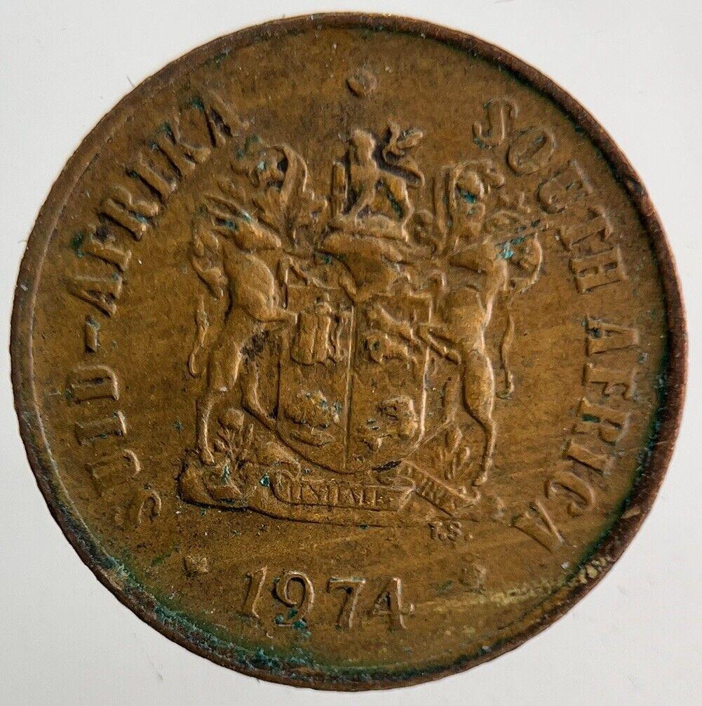 1974 South Africa 1 Cent Coin | Fine Collectable Grade
