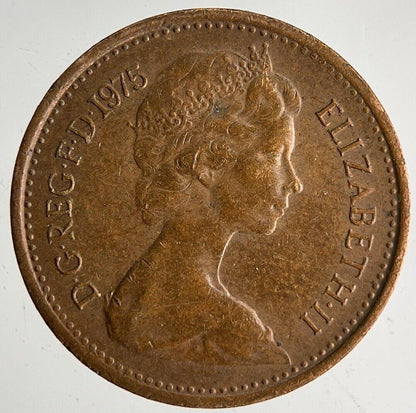 1975 Elizabeth II New 1/2 Half-Penny Coin | Very High Grade