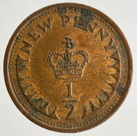 1975 Elizabeth II 2nd New 1/2 Half-Penny Coin | Fine Collectable Grade