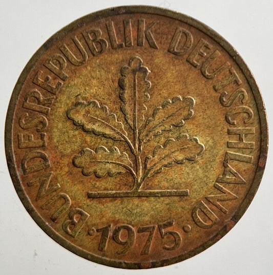 1975 Germany 10 Pfennig Coin | Very High Grade | a4936