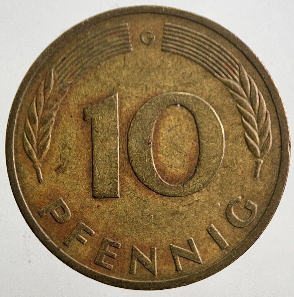 1975 Germany 10 Pfennig Coin | Very High Grade | a4936