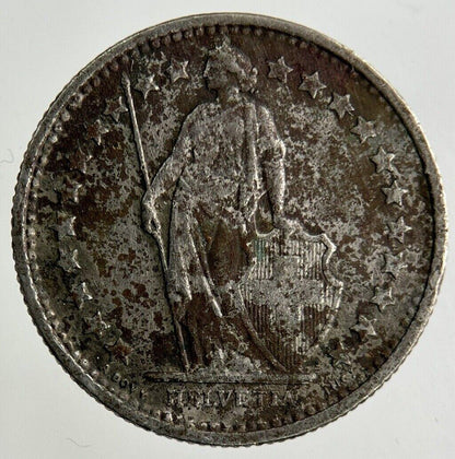 1974 Switzerland Swiss 1/2 Half Franc Coin | Fine Collectable Grade