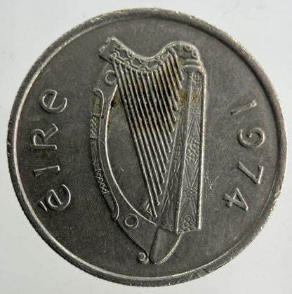 1974 Irish 5p Five-Pence Coin | Fine Collectable Grade