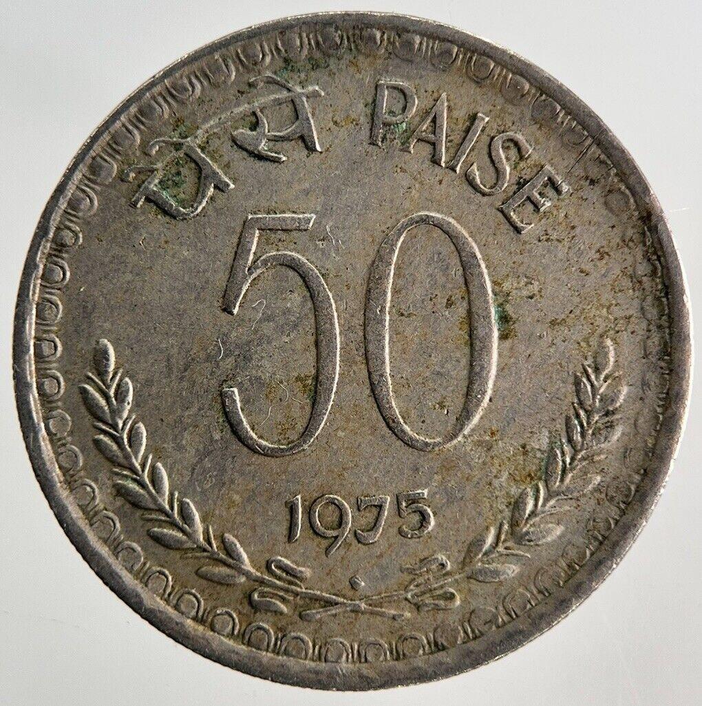 1975 India 50 Paise Coin | Fine Collectable Grade