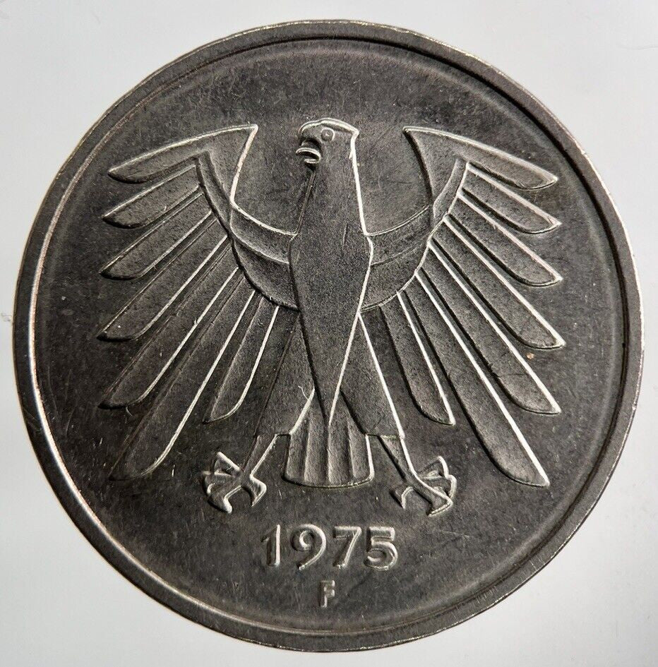 1975 Germany 5 Mark Coin | Fine Collectable Grade
