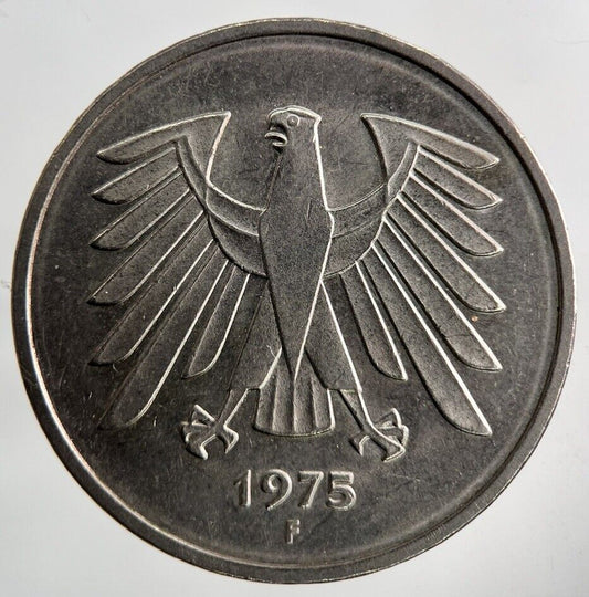 1975 Germany 5 Mark Coin | Fine Collectable Grade