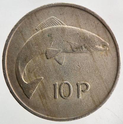 1975 Irish 10p Ten-Pence Coin | Fine Collectable Grade