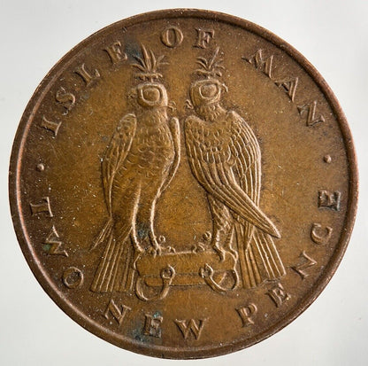 1975 Isle Of Man 2p Two-Pence Coin | Fine Collectable Grade