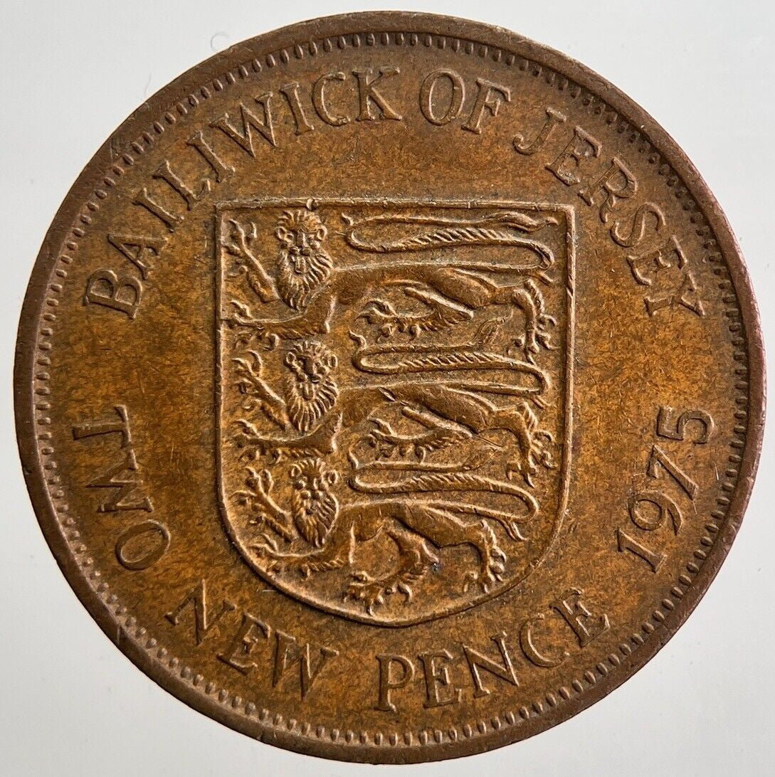 1975 Jersey 2p Two-Pence Coin | Very High Grade | a4970