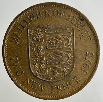 1975 Jersey 2p Two-Pence Coin | Fine Collectable Grade