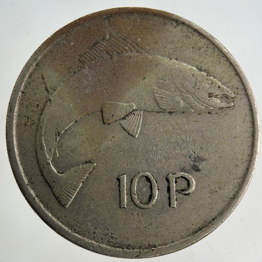1975 Irish 10p Ten-Pence Coin | Fine Collectable Grade