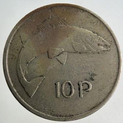 1975 Irish 10p Ten-Pence Coin | Fine Collectable Grade