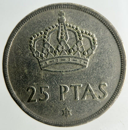 1975 Spain 25 Pesetas Coin | Fine Collectable Grade