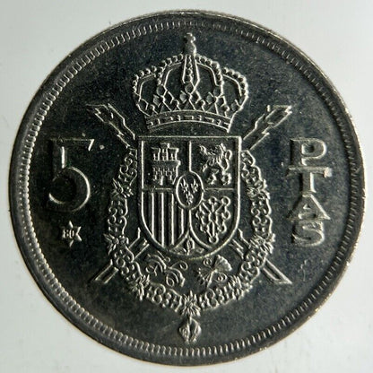 1975 Spain 5 Pesetas Coin | Fine Collectable Grade