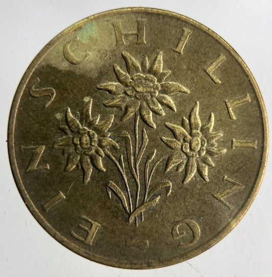 1976 Austria 1 Schilling Coin | Fine Collectable Grade