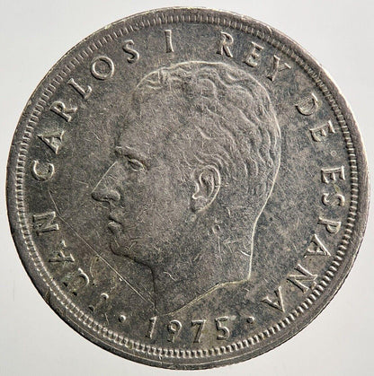 1975 Spain 5 Pesetas Ptas Coin | Fine Collectable Grade | a3761