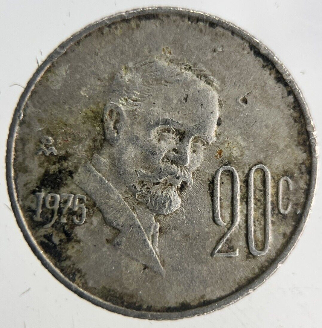 1975 Mexico 20 Centavos Coin | Very High Grade