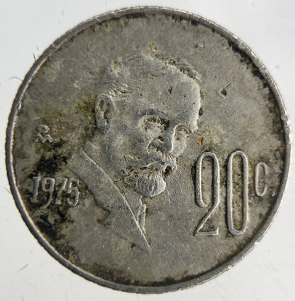 1975 Mexico 20 Centavos Coin | Very High Grade