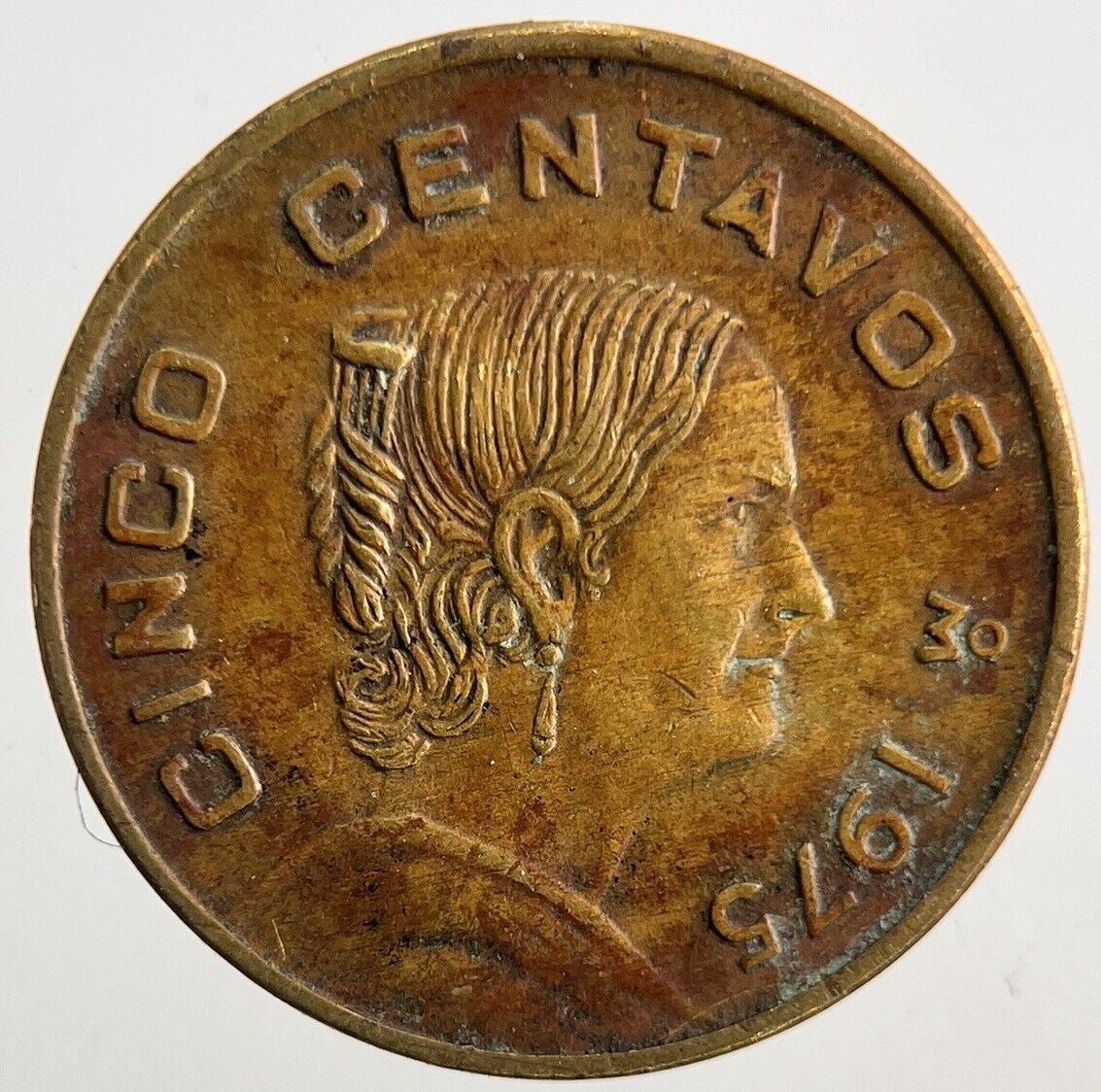 1975 Mexico Cinco 5 Centavos Coin | Fine Collectable Grade