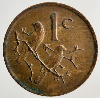 1975 South Africa 1 Cent Coin | Fine Collectable Grade