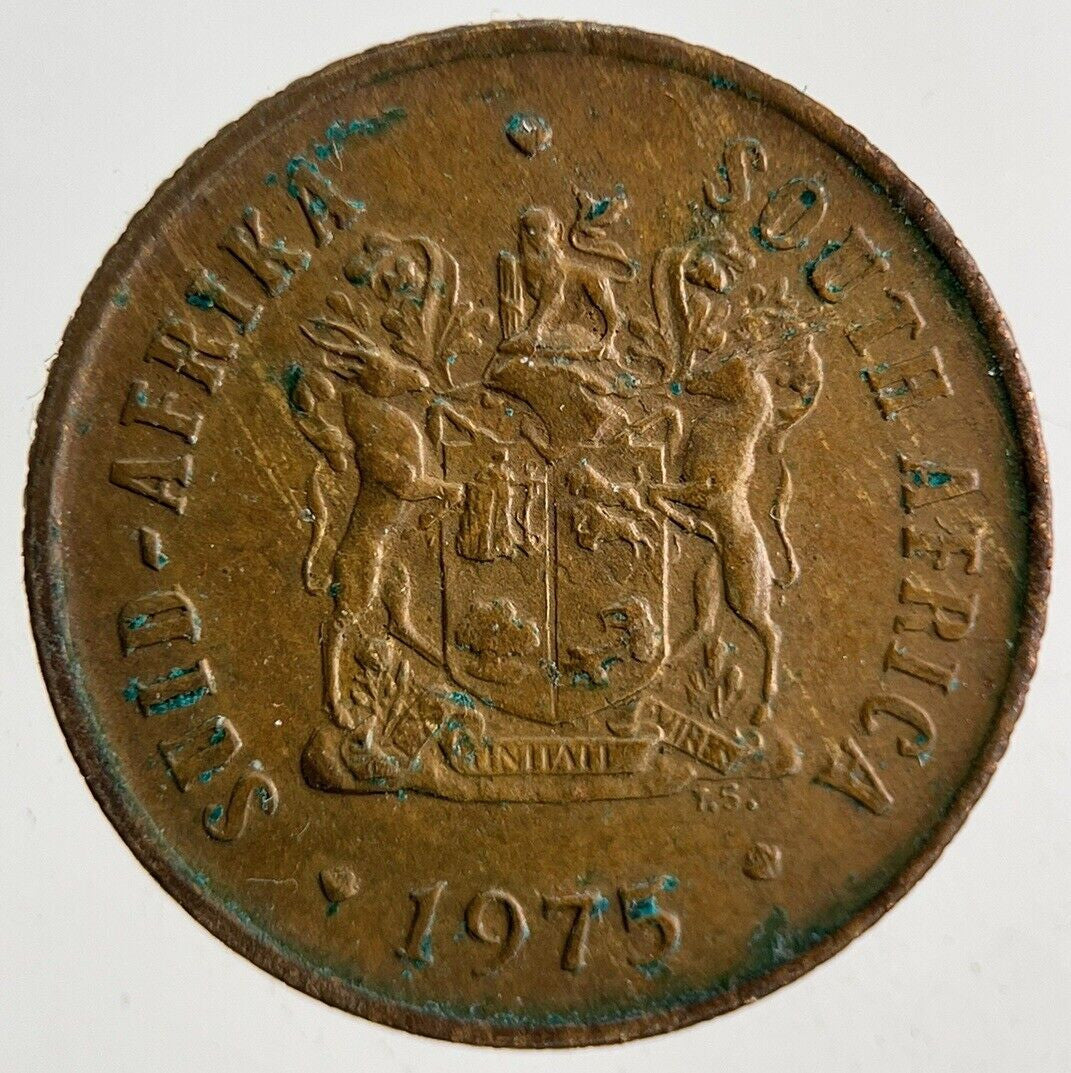1975 South Africa 1 Cent Coin | Fine Collectable Grade