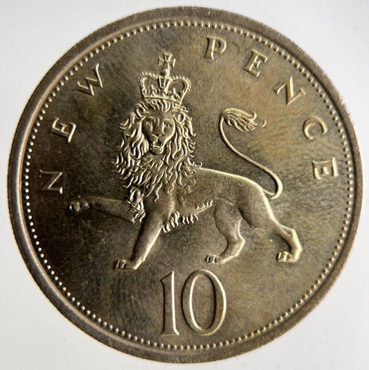 1976 Elizabeth II 10p Ten 10 Pence Coin | Very High Grade