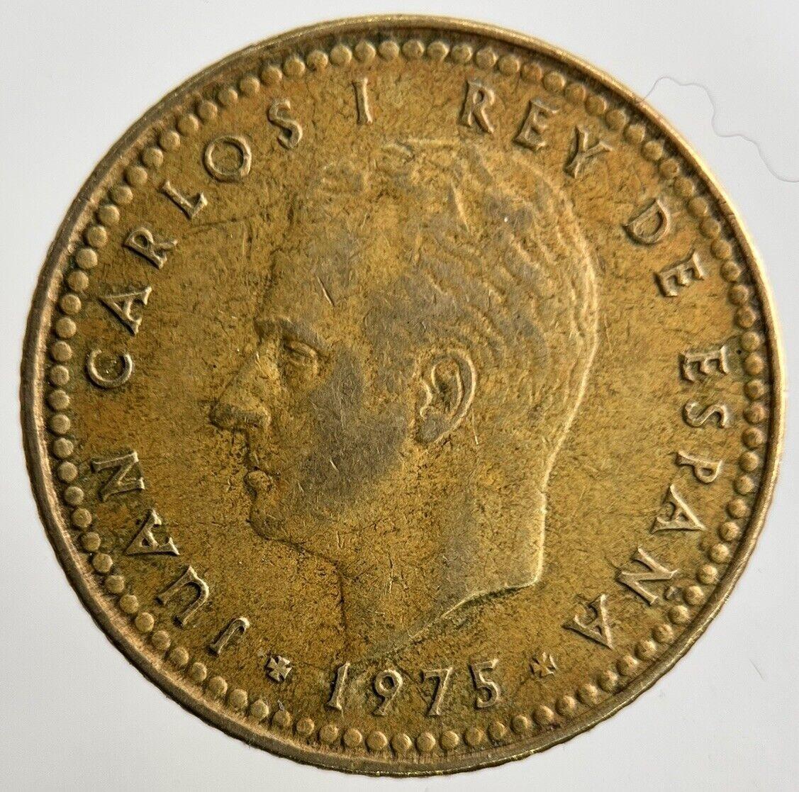 1975 Spain 1 Una Peseta Coin | Fine Collectable Grade
