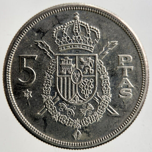 1975 Spain 5 Pesetas Coin | Fine Collectable Grade