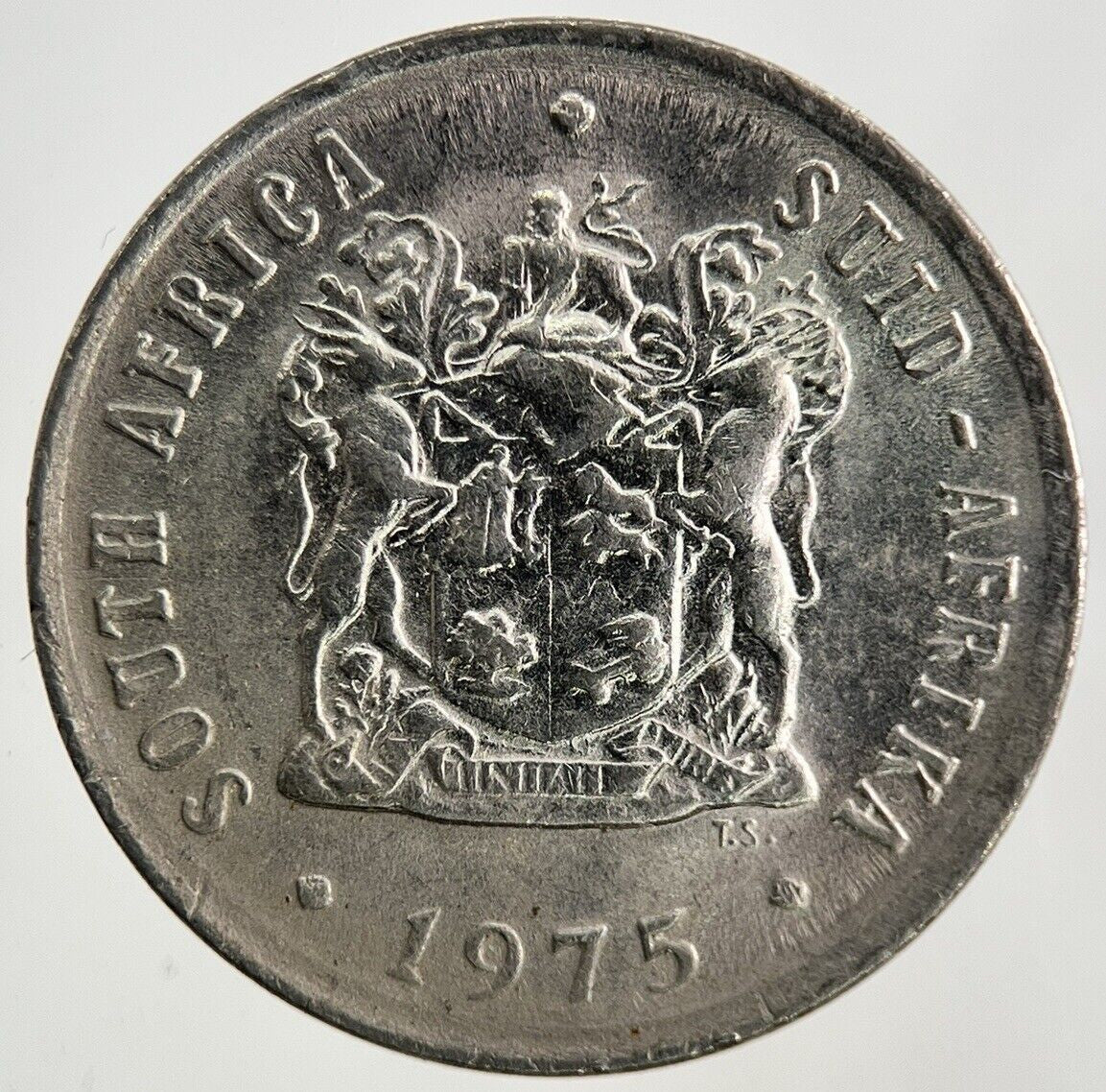 1975 South Africa 10 Cent Coin | Fine Collectable Grade