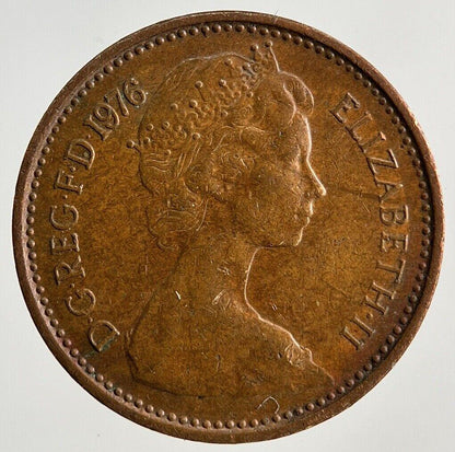 1976 Elizabeth II 2nd 1/2 Half New Penny Pence Coin | Fine Collectable Grade