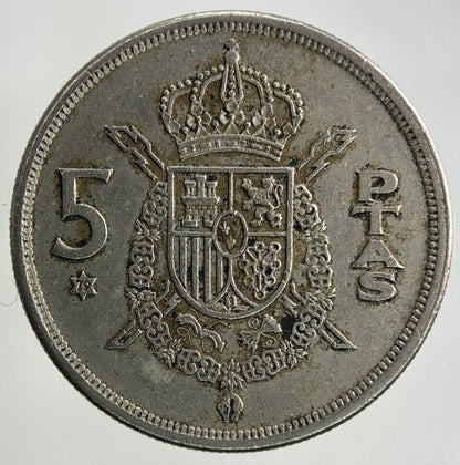 1975 Spain 5 Pesetas Coin | Fine Collectable Grade
