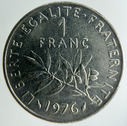 1976 France 1 Franc Coin | Fine Collectable Grade