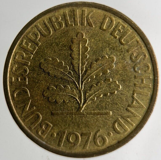 1976 Germany 10 Pfennig Coin | Fine Collectable Grade