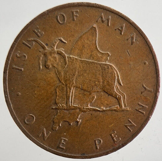 1976 Isle of Man 1p Penny One Pence Coin | Very High Grade | a4805