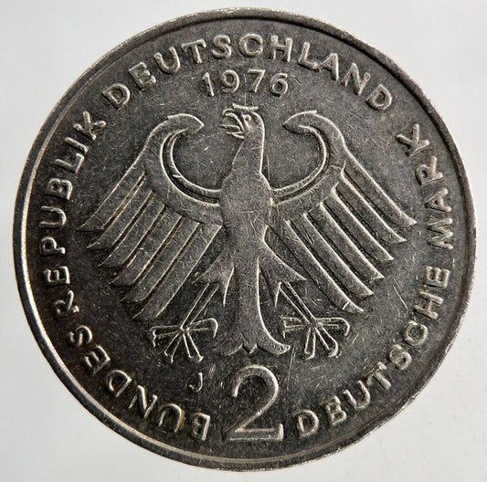 1976 Germany 2 Mark Coin | Fine Collectable Grade