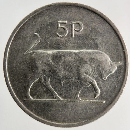 1976 Irish 5p Five-Pence Coin | Fine Collectable Grade