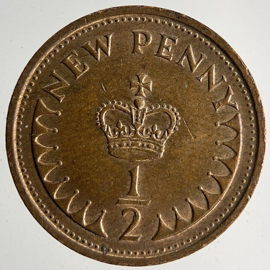 1976 Elizabeth II New 1/2 Half-Penny Coin | Very High Grade