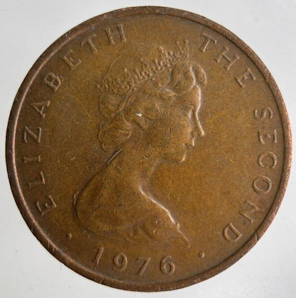 1976 Isle Of Man 2p Two 2 Pence Coin | Fine Collectable Grade