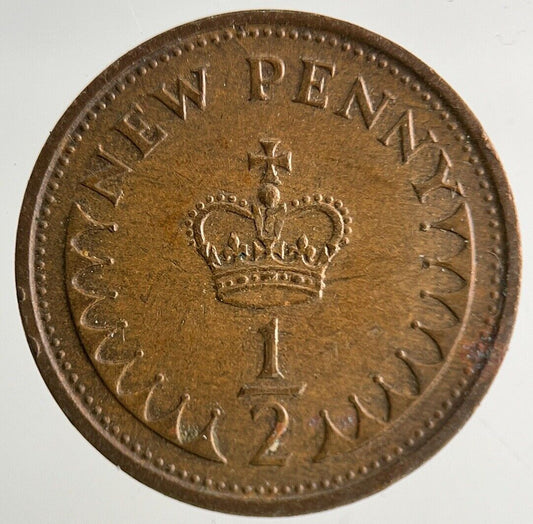 1976 Elizabeth II 2nd New 1/2 Half-Penny Coin | Fine Collectable Grade