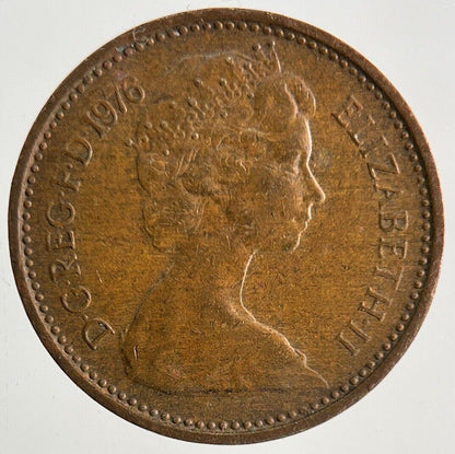 1976 Elizabeth II 2nd New 1/2 Half-Penny Coin | Fine Collectable Grade