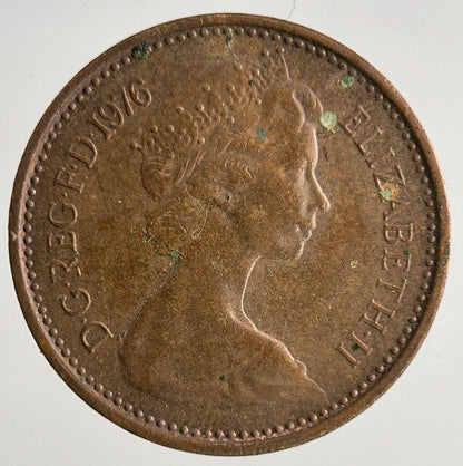 1976 Elizabeth II 2nd New 1/2 Half-Penny Coin | Fine Collectable Grade