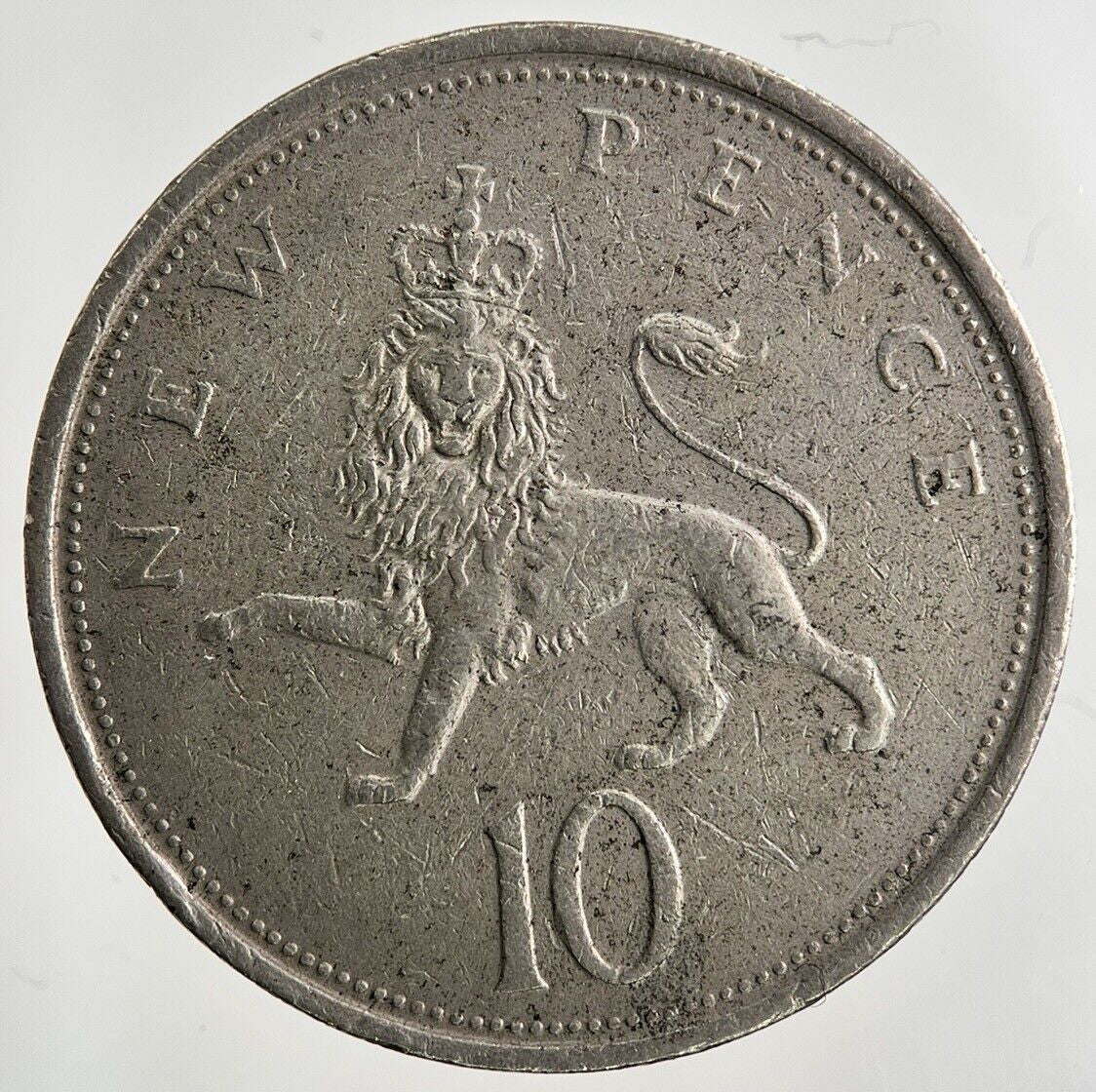 1976 Elizabeth II 2nd 10p Ten-Pence Coin | Fine Collectable Grade