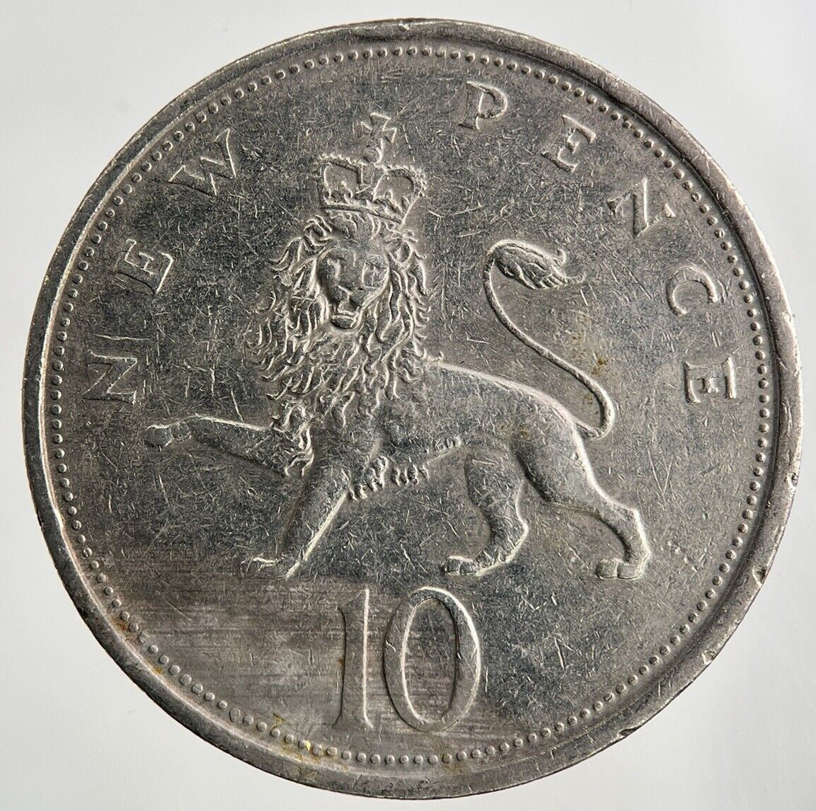 1976 Elizabeth II 2nd 10p Ten-Pence Coin | Fine Collectable Grade