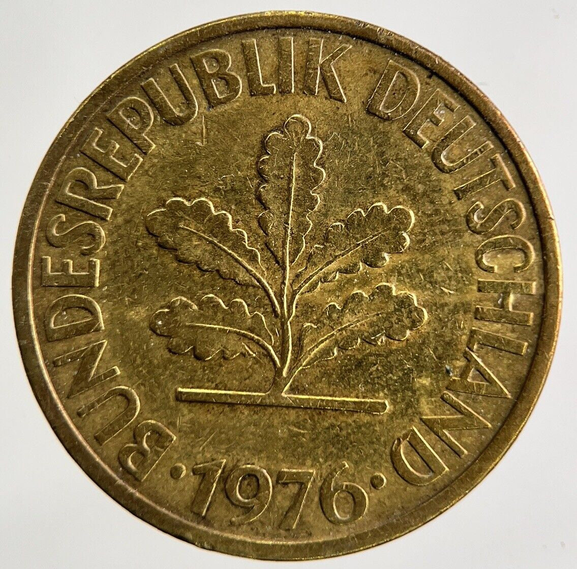 1976 Germany 10 Pfennig Coin | Fine Collectable Grade