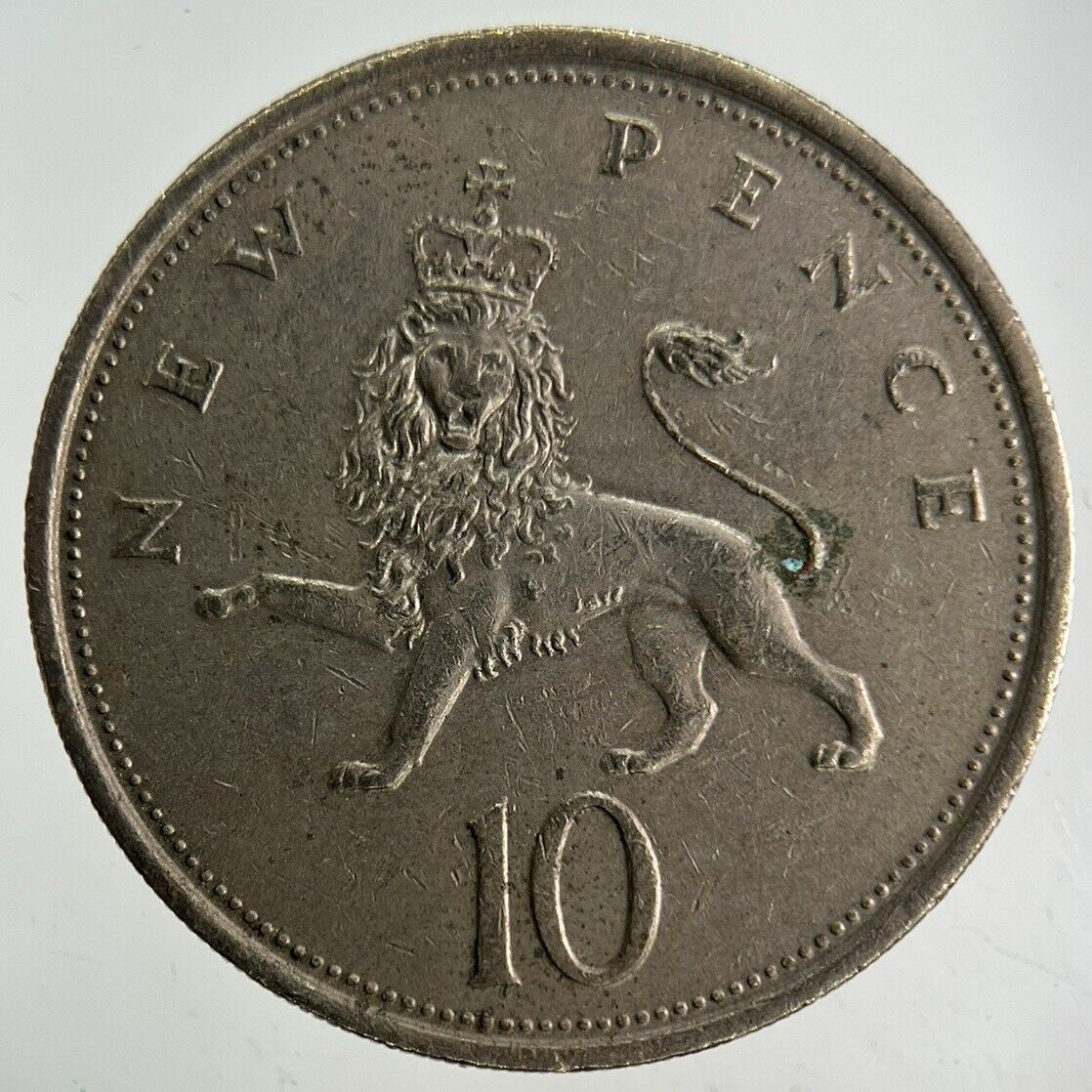 1976 Elizabeth II 2nd 10p Ten-Pence Coin | Fine Collectable Grade