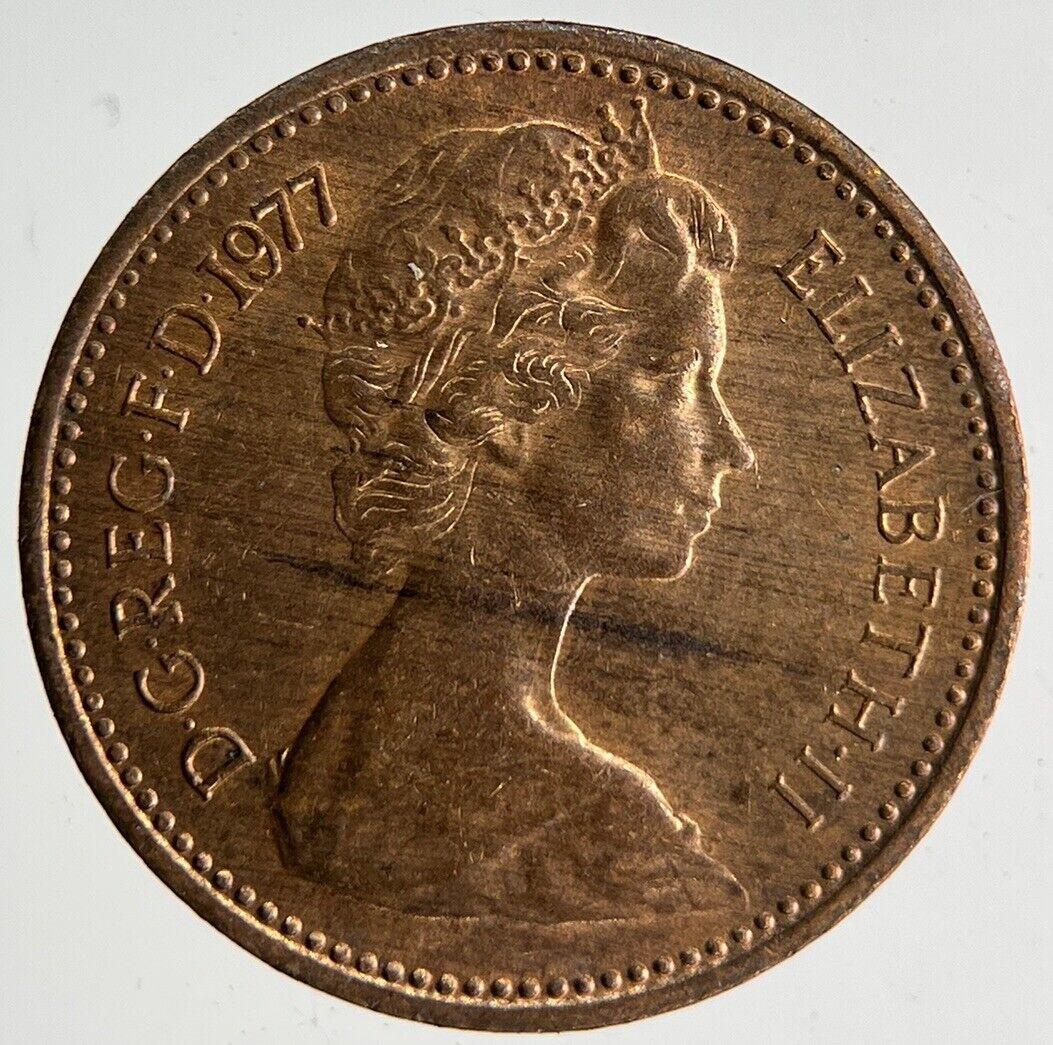 1977 Elizabeth II 2nd New Half-Penny Coin | Very Fine Grade