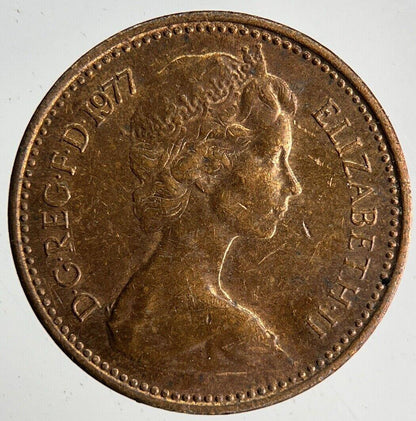1977 Elizabeth II 2nd New Half-Penny Coin | Very Fine Grade
